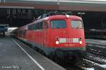 Baureihe 110/57181/110-494-als-re4-aus-aachen 110 494 als RE4 aus Aachen Hbf in Dsseldorf Hbf