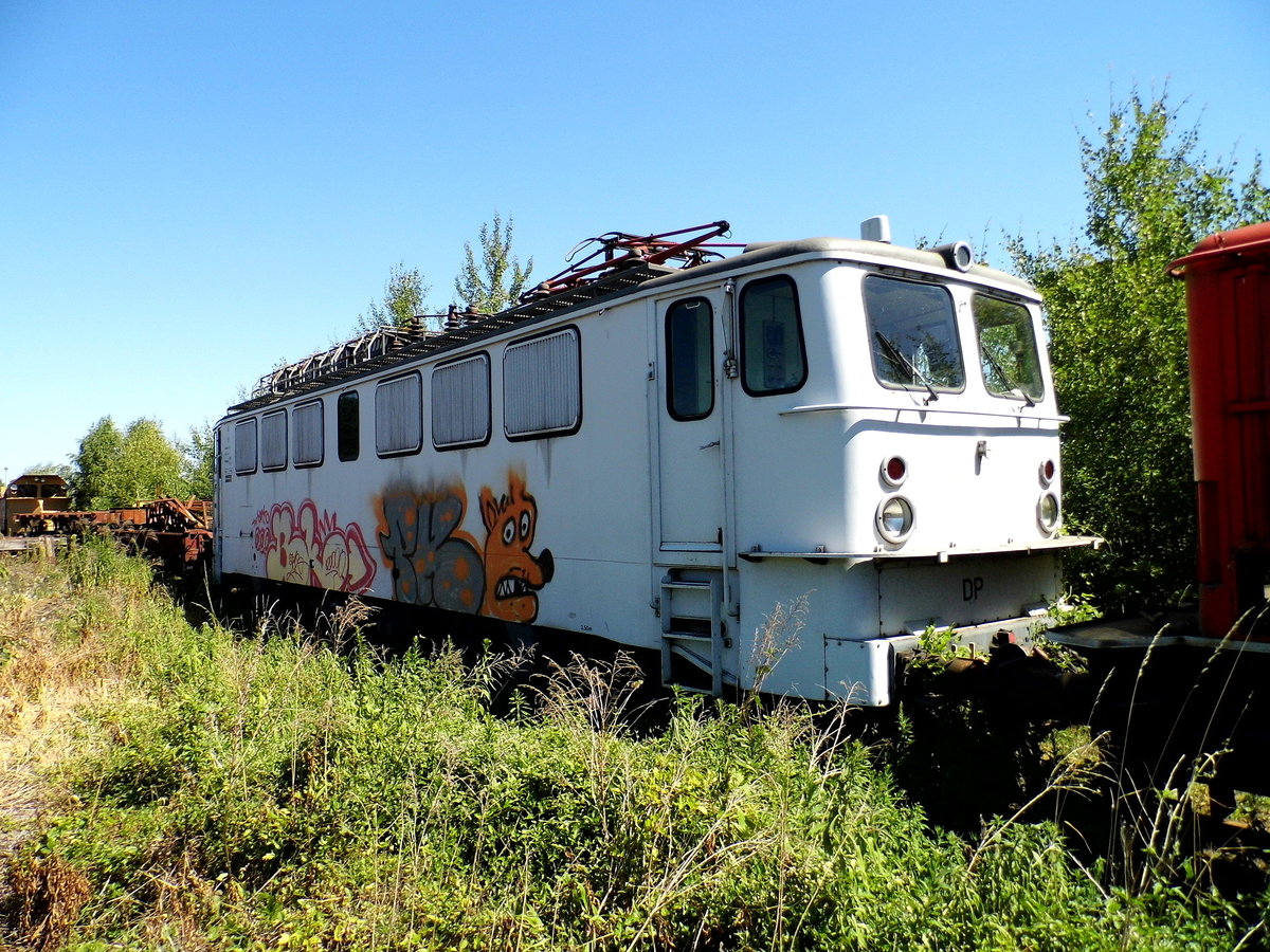 Am 07.07.2018 im Historischen Lokschuppen Wittenberge die  142 132-0 von der EGP .
