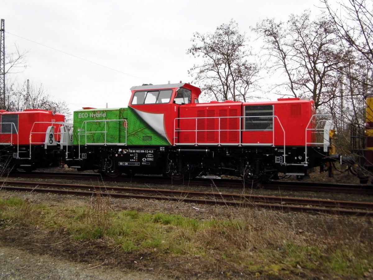 Am 11.03.2016 stand die 1002 008-3 von der DB (ALS) in Stendal .