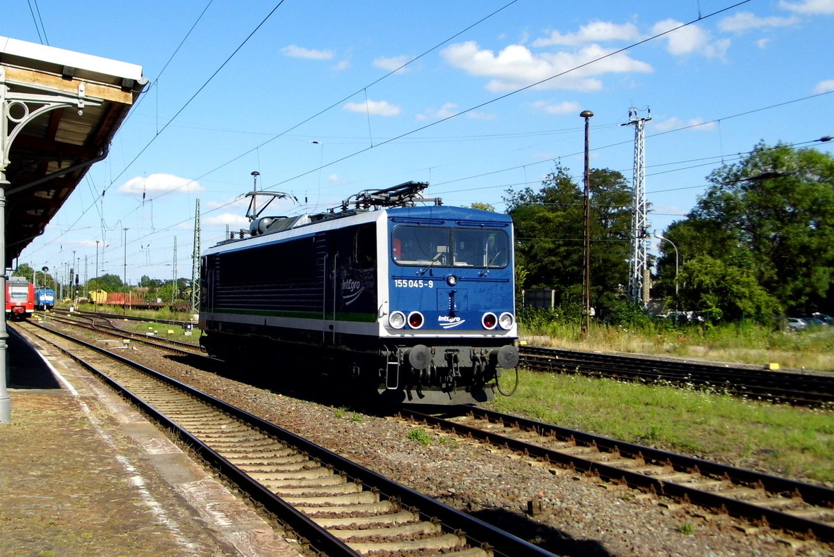 Am 20.07.2016 fuhr die 155 045-9 von der IntEgro (Press)  von Stendal nach Borstel .