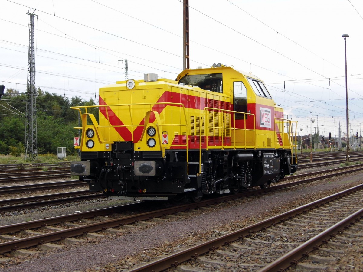 Am 23.09.2015 war die 1002 006-7 von der MEG (ALS) in Stendal abgestellt .