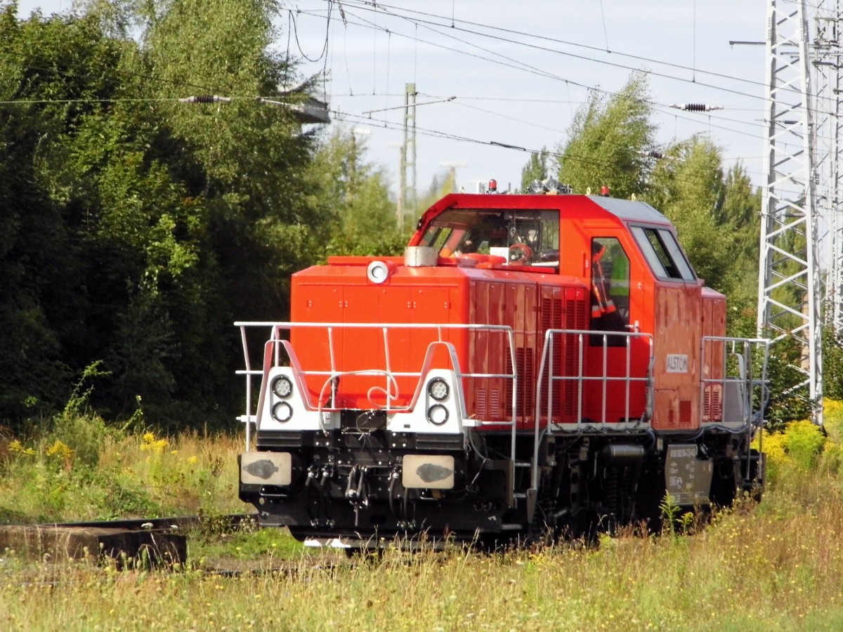 Am 26.08.2015 Rangierfahrt von der  1002 004-6 von der DB (ALS) in Stendal .