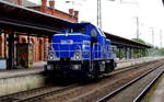 Am 08.06.2017 Rangierfahrt von der  1002 016-6 von   METRANS  in Stendal .