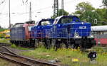 Am 22.06.2017  die 1002 011-7 und die 1002 022-4 und die 482 026-2 in Stendal .