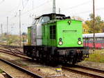 Am 14.10.2017 Rangierfahrt von der 202 787-8 von der SETG in Stendal .