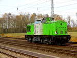 Am 07.11.2017 Rangierfahrt von der  202 287-9 von der SETG in Borstel .