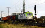 Am 06.11.2017 kam die 193 781-2 von CAPTRAIN aus Richtung Stendal und fuhr weiter in Richtung Salzwedel .