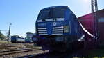 Am 09.10.2021 stand die 193 838-0 von der EGP in Wittenberge .