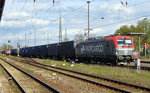Am 25.04.2016 kam die EU46-506 (5370 018-1) von der PKP Cargo aus Richtung Magdeburg   nach Stendal und fuhr weiter in Richtung Hannover .